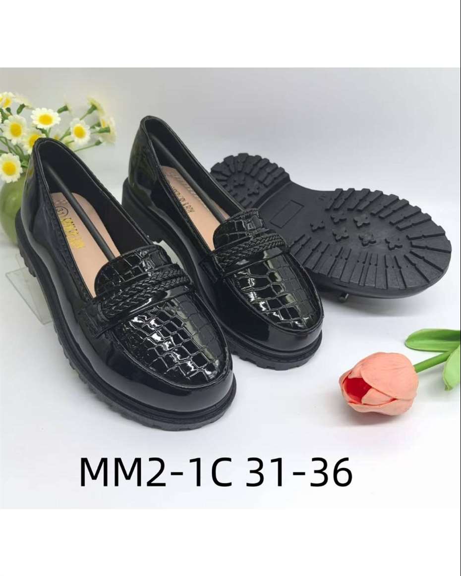 SUPER BOY&GIRL LOAFERS 2 BLACK SIZE 33