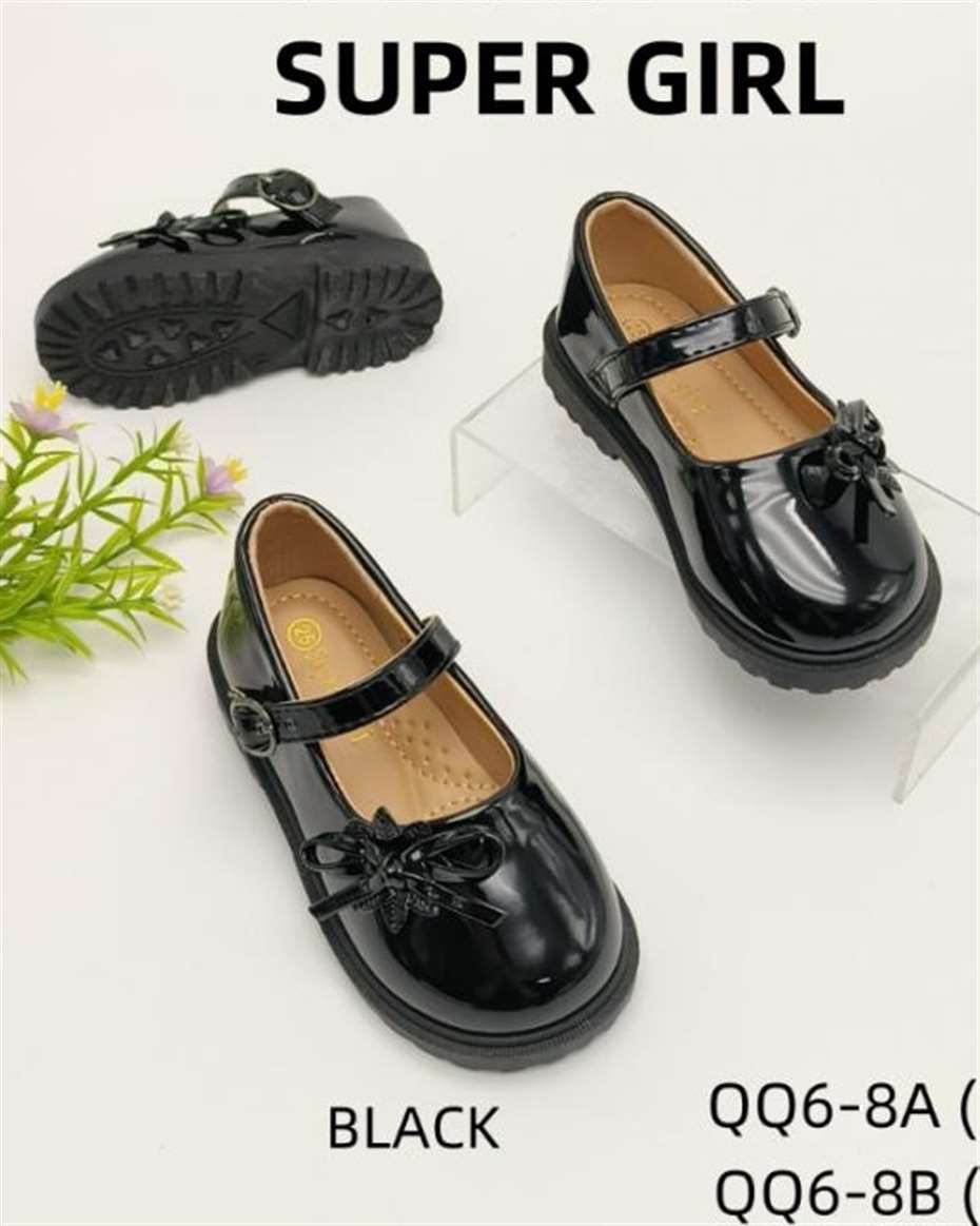 SUPER GIRL SIDE BOW GIRL SHOE SIZE 29
