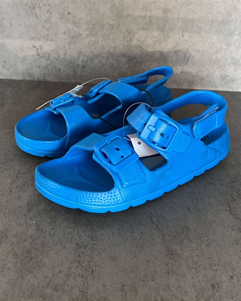 WATERPROOF SPORT SANDALS 12 BLUE SIZE 30