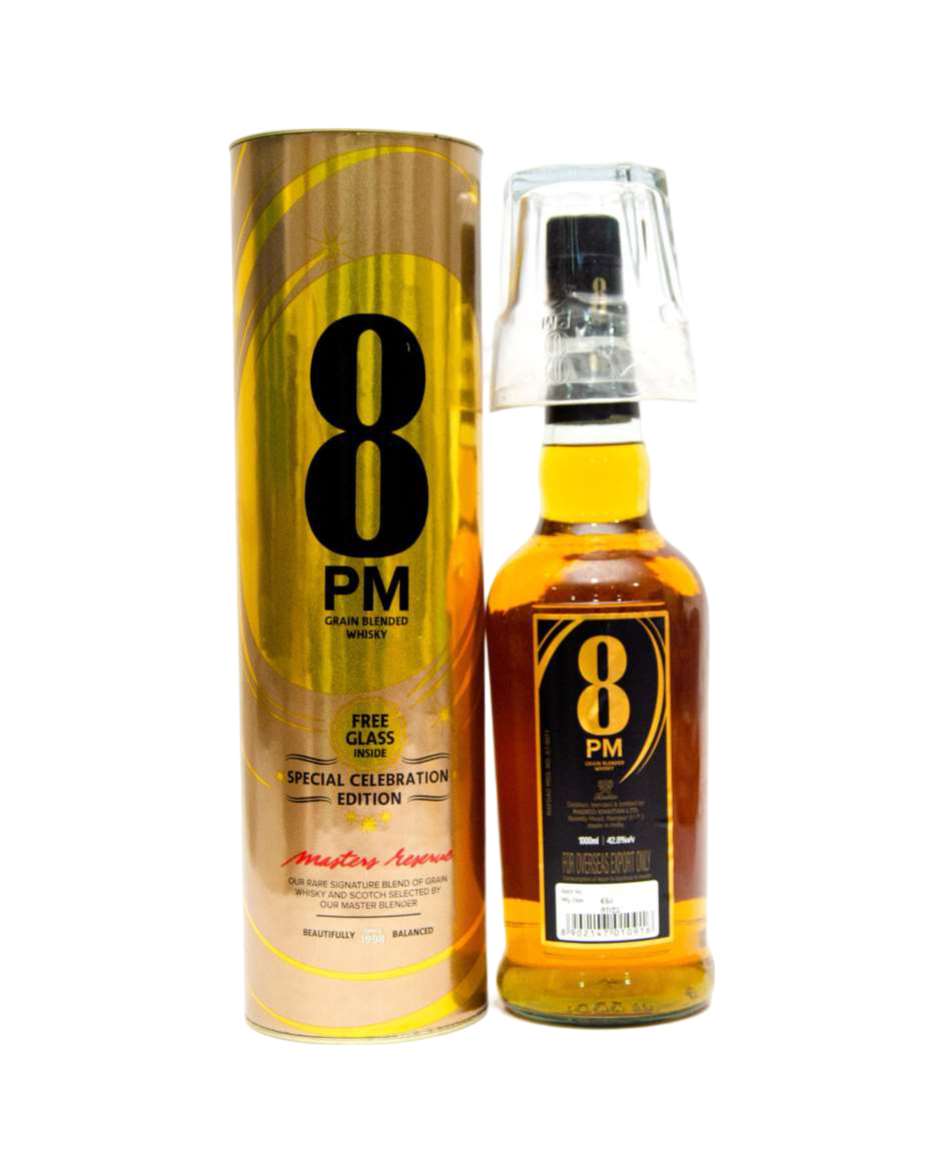 8PM GRAIN BLENDED WHISKY 1LTR