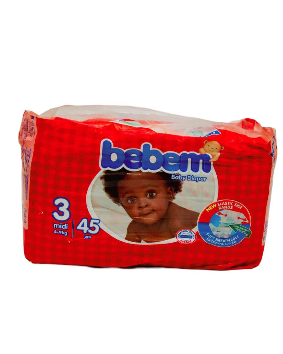 BEBEM BABY DIAPERS JUMBO JUNIOR SIZE 5