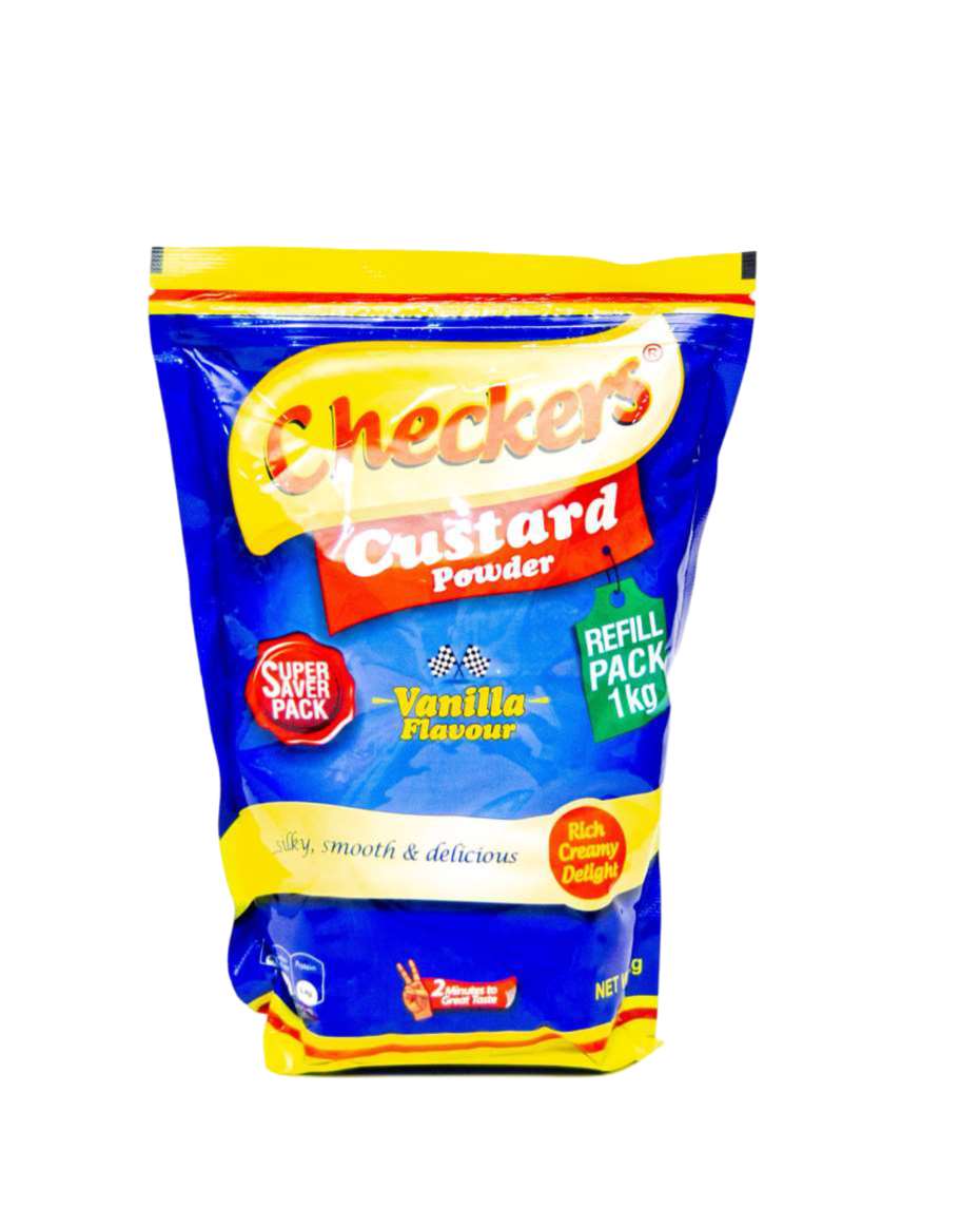 CHECKERS CUSTARD VANILLA FLAVOUR JAR 1KG