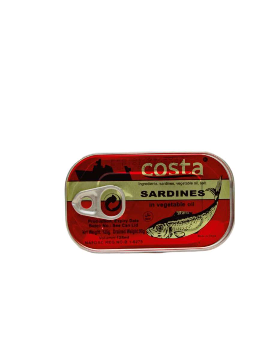 COSTA SARDINE IN VEG. OIL 125ML