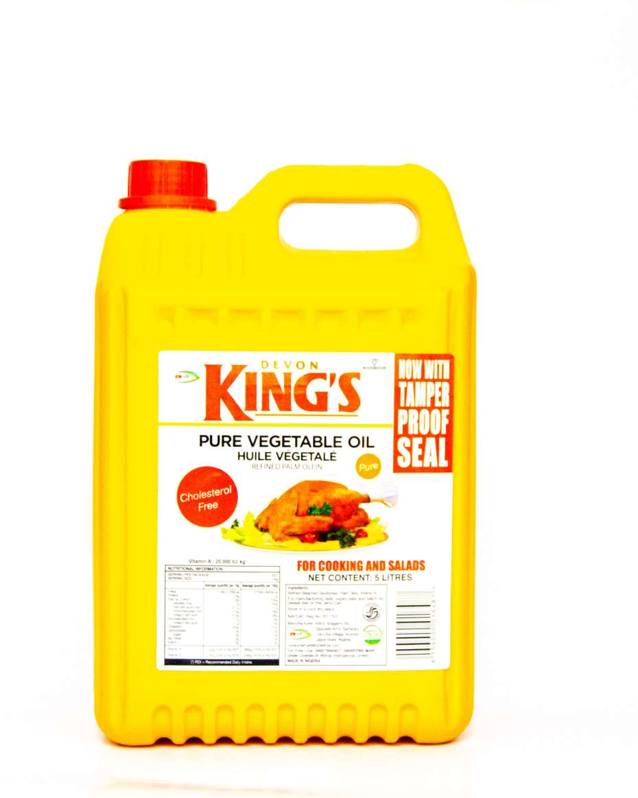 DEVON KINGS VEGETABLE OIL 5LITRES