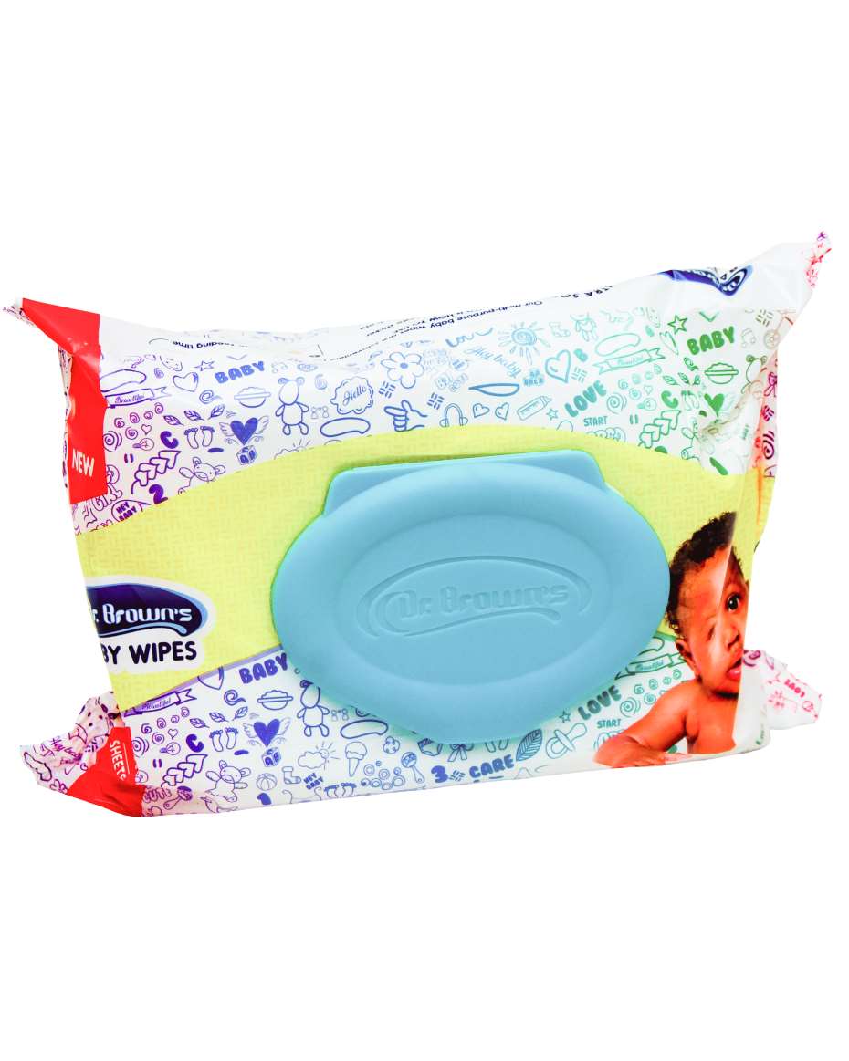 DR BROWN BABY WIPES S/S