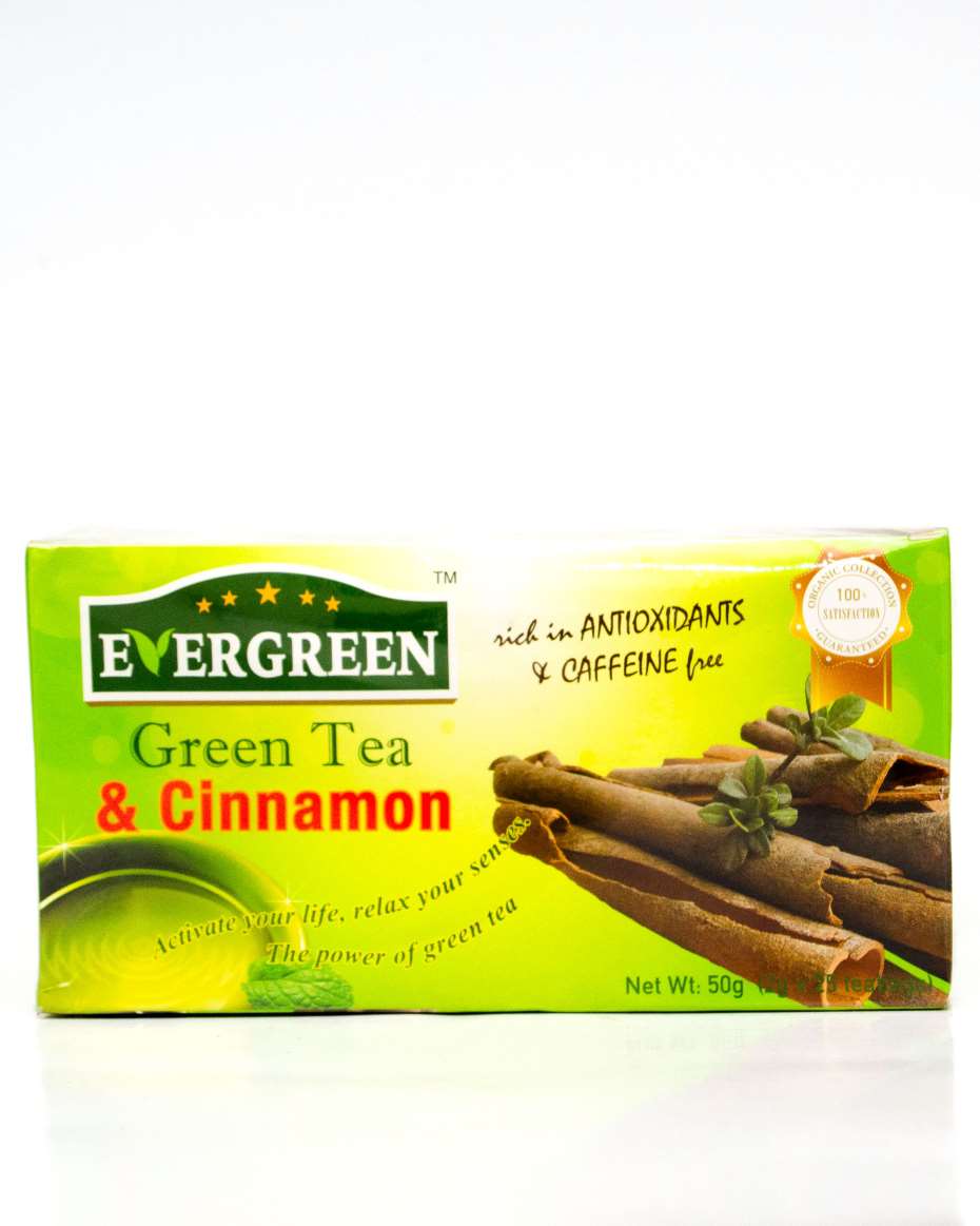 EVERGREEN GREEN TEA & CINNAMON 50G