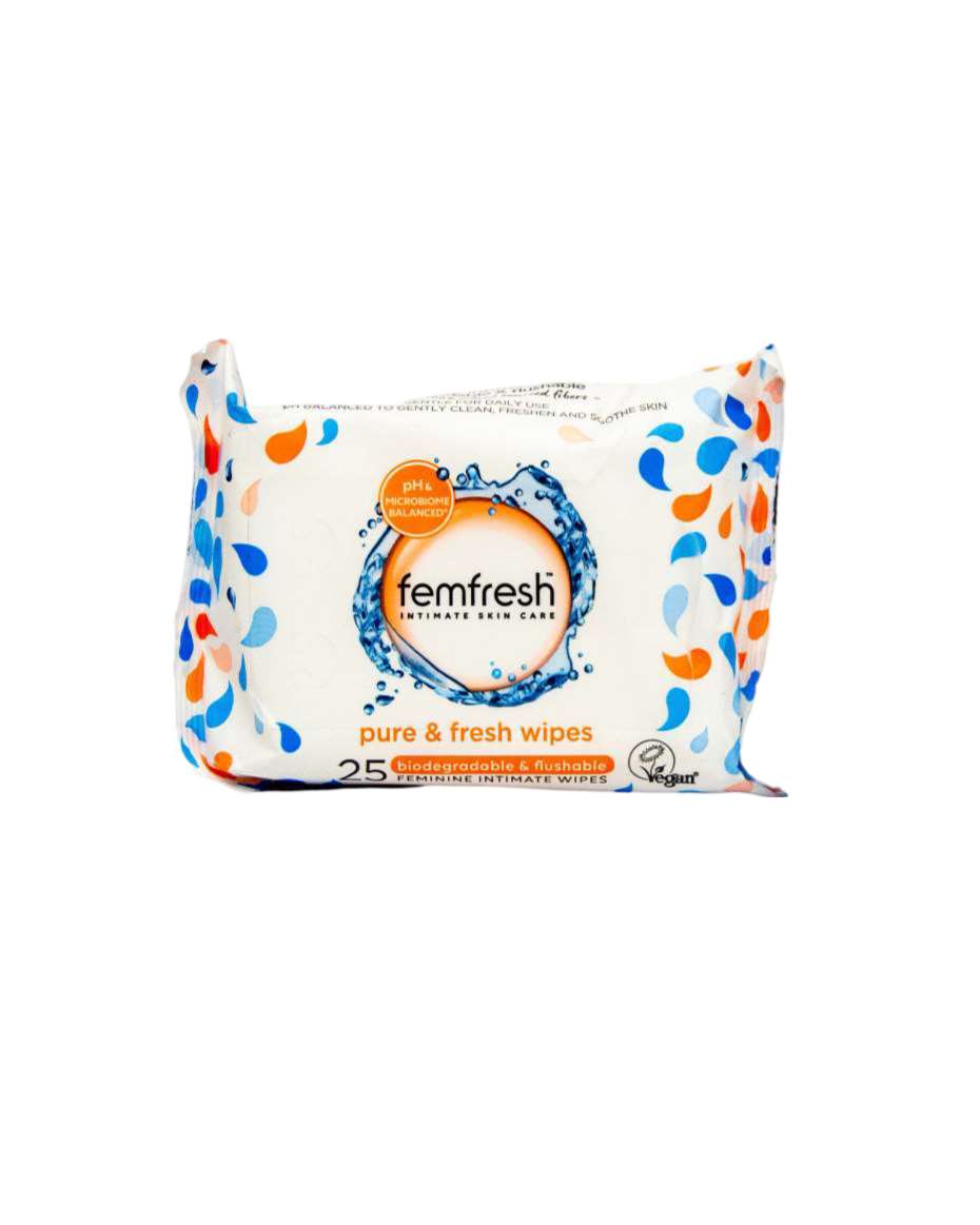 FEMFRESH PURE & FRESH WIPES 25PCS