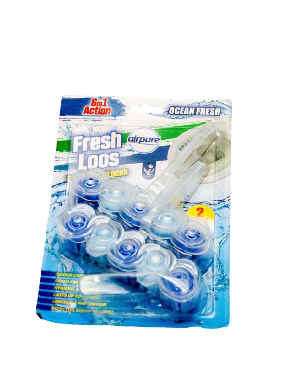 FRESH LOOS TOILET RIM OCEAN FRESH 2X50G