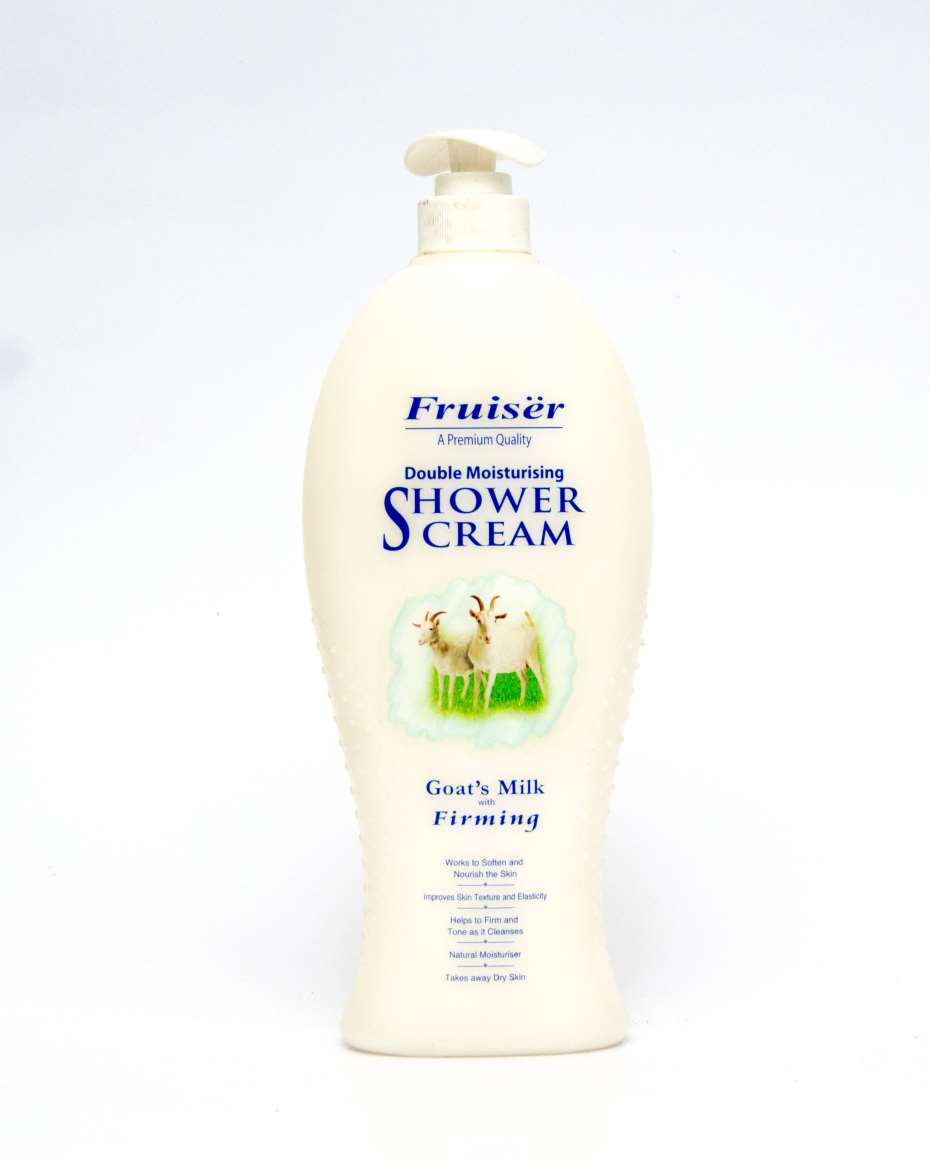 FRUISER DOUBLE MOISTURISING SHOWER CREAM GOAT MILK 1000ML