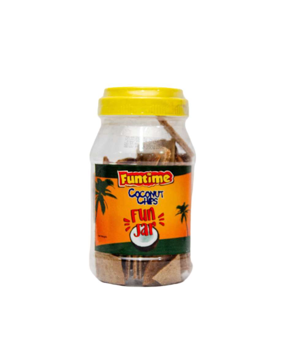 FUNTIME COCONUT CHIPS JAR