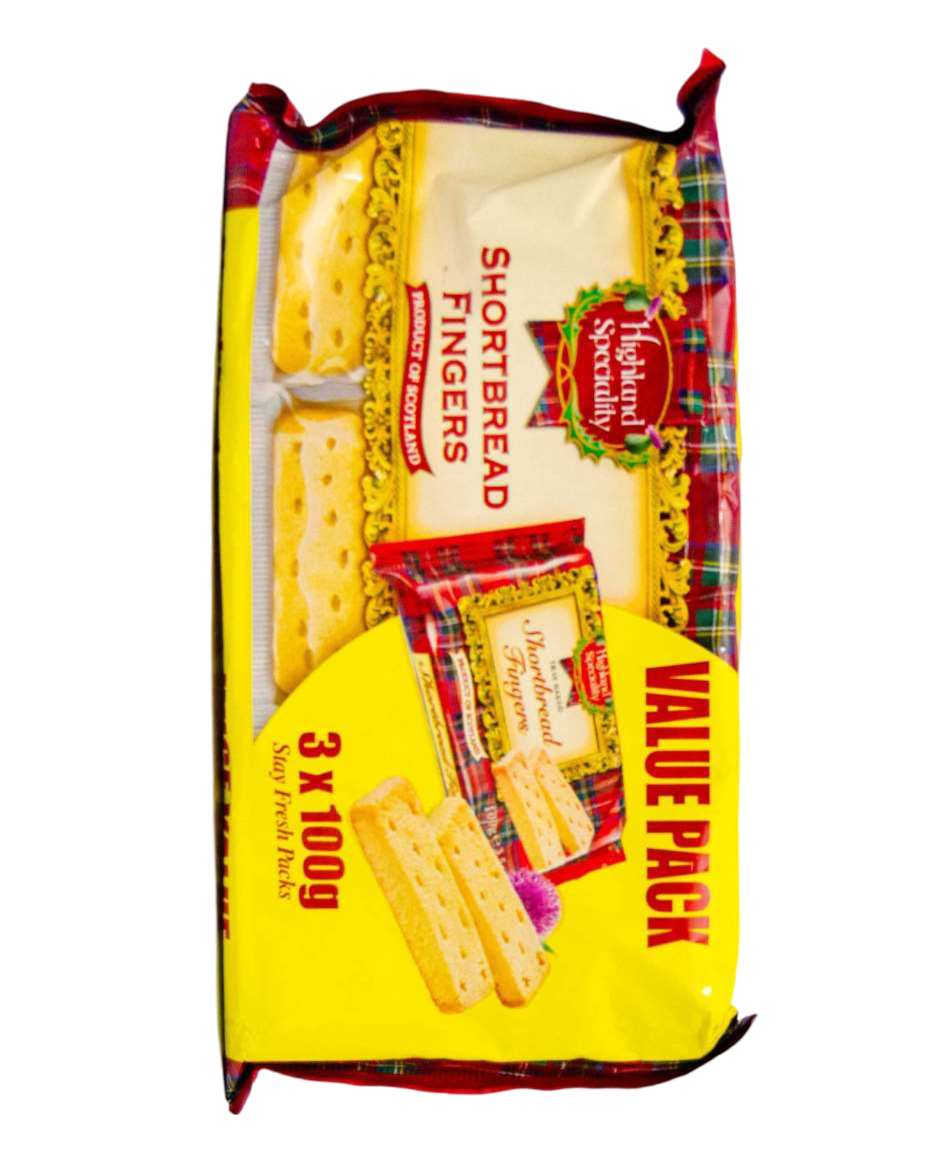 HIGHLAND SHORTBREAD FINGERS 100G