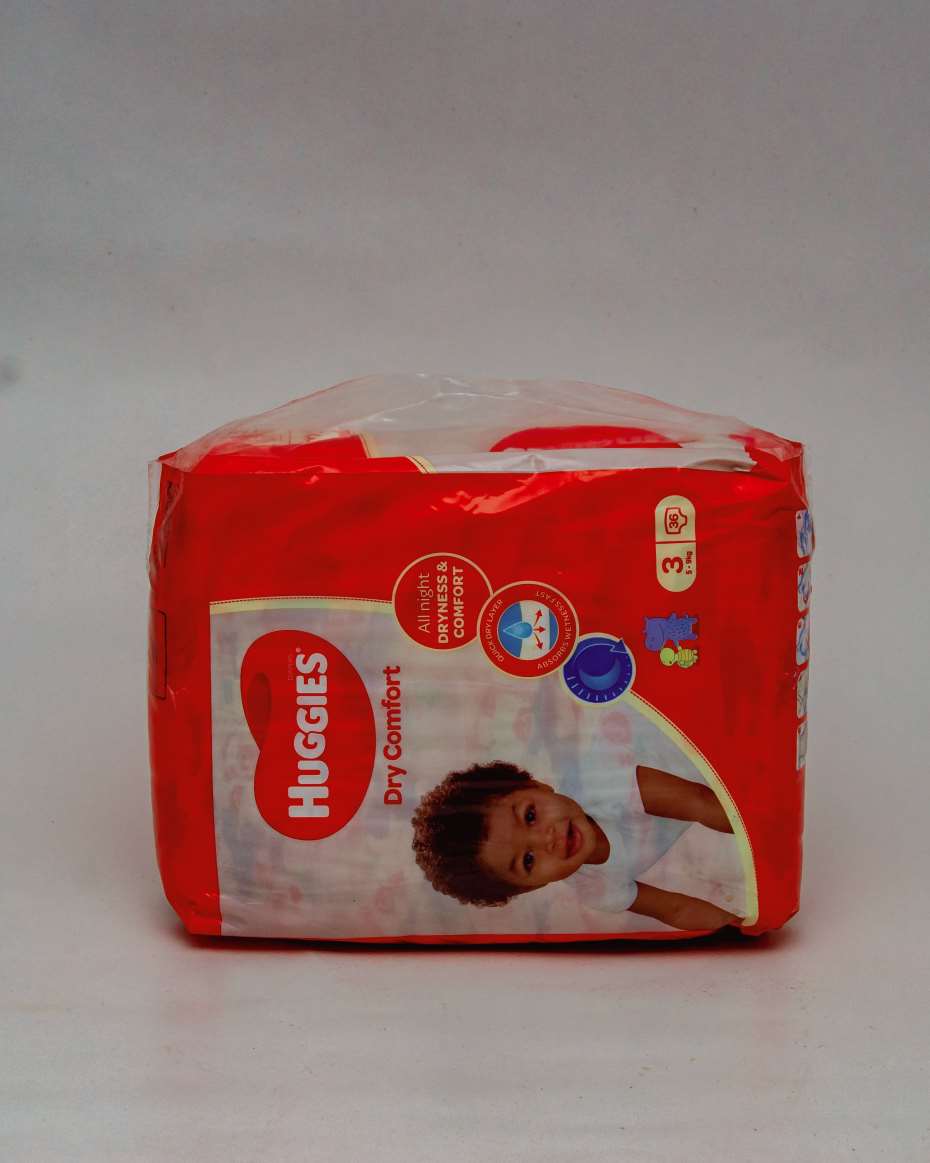 HUGGIES DRY COMFORT DIAPERS SIZE 3