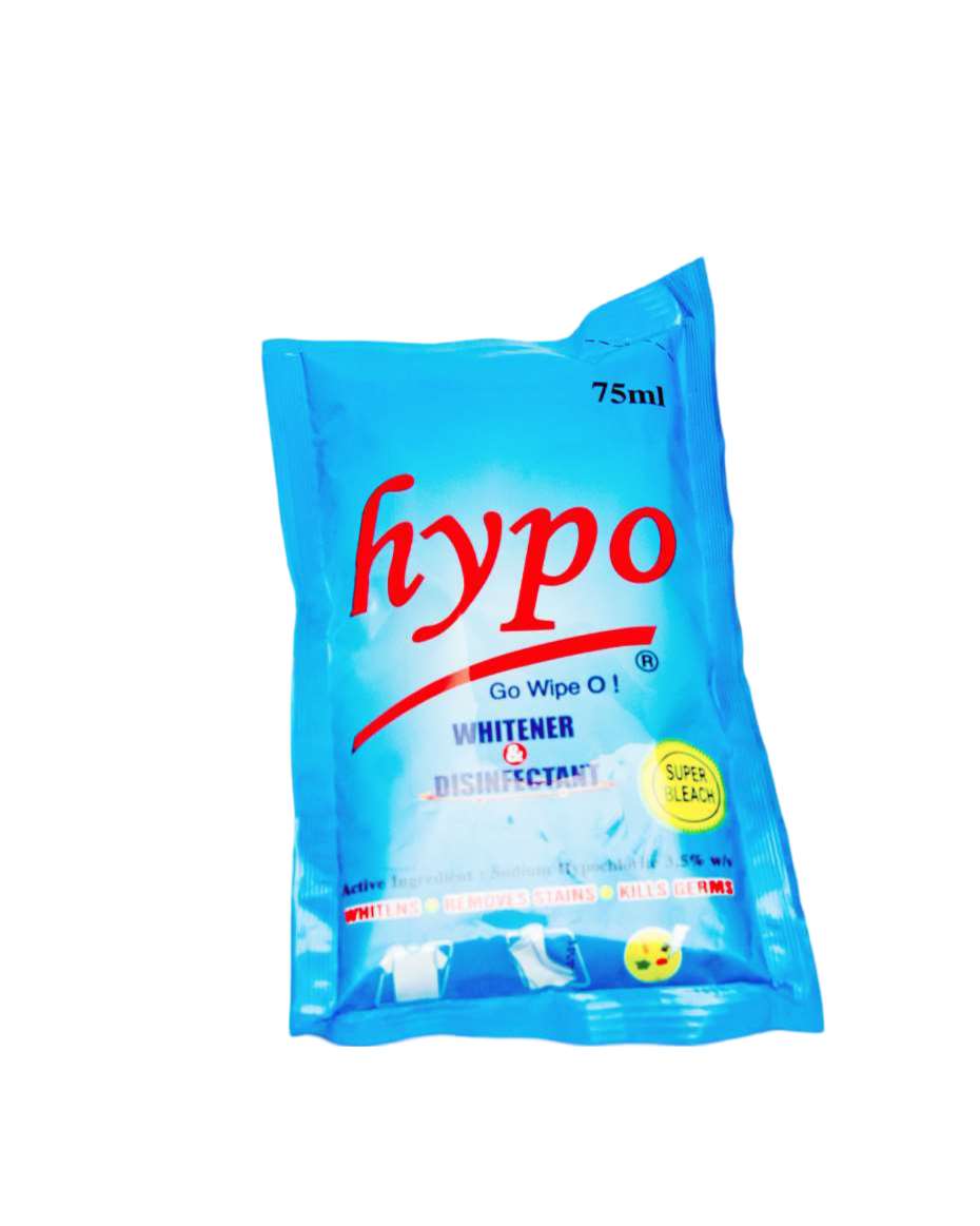 HYPO WHITNER & DISINFECTANT BLEACH SACHET 75ML