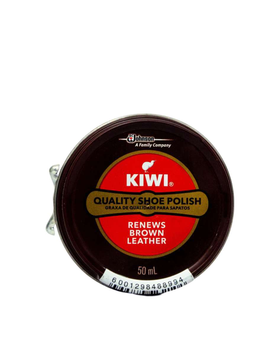 KIWI BROWN LEATHER POLISH 50ML