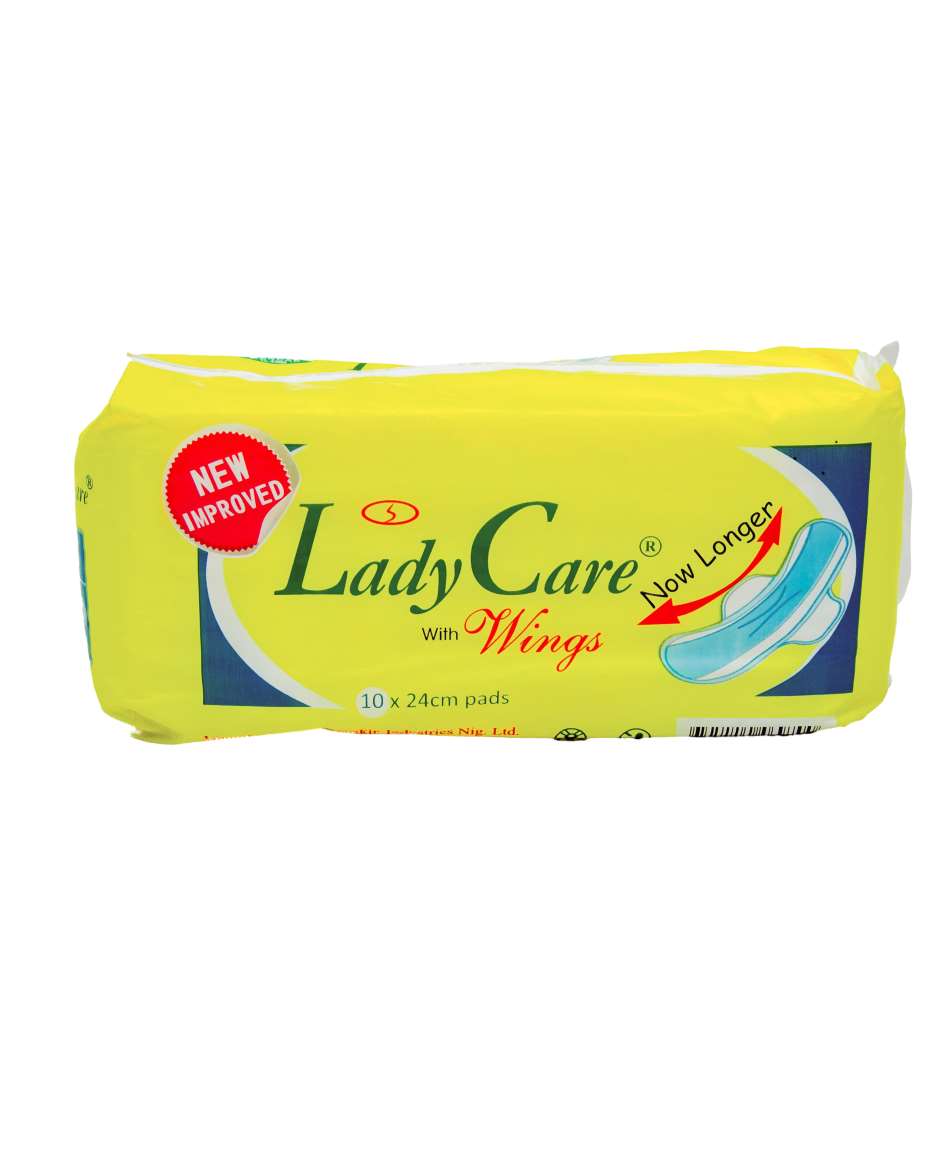 LADYCARE 10 X 24CM PADS