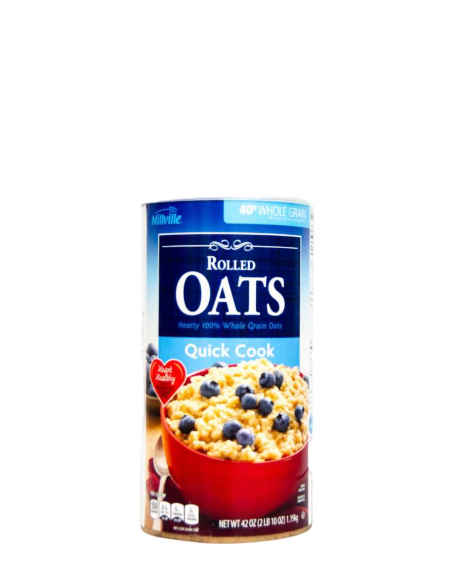 MILLVILLE ROLLED OATS QUICK OATS 1.19KG