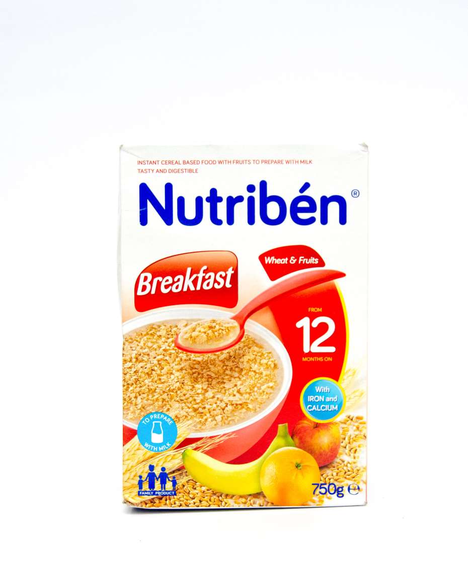 NUTRIBEN BREAKFAST WHEAT & FRUIT 750G