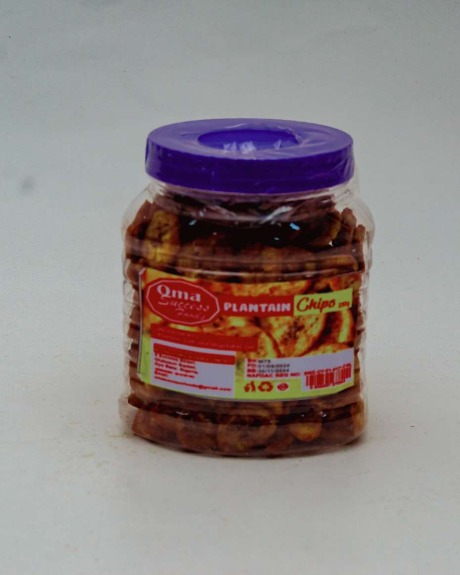 OMA SUCCESS PLANTAIN CHIPS PLASTIC 500G