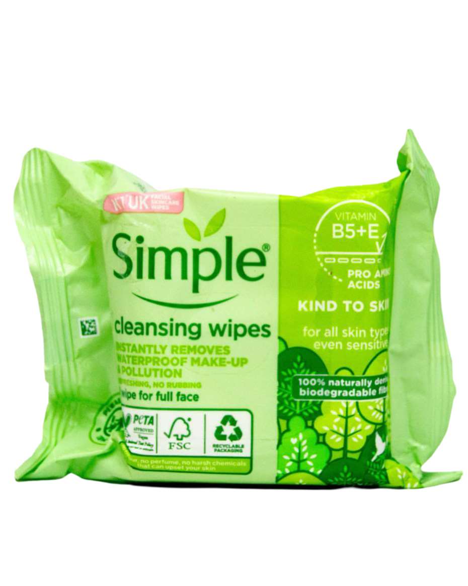 SIMPLE CLEANSING WIPES 33PCS