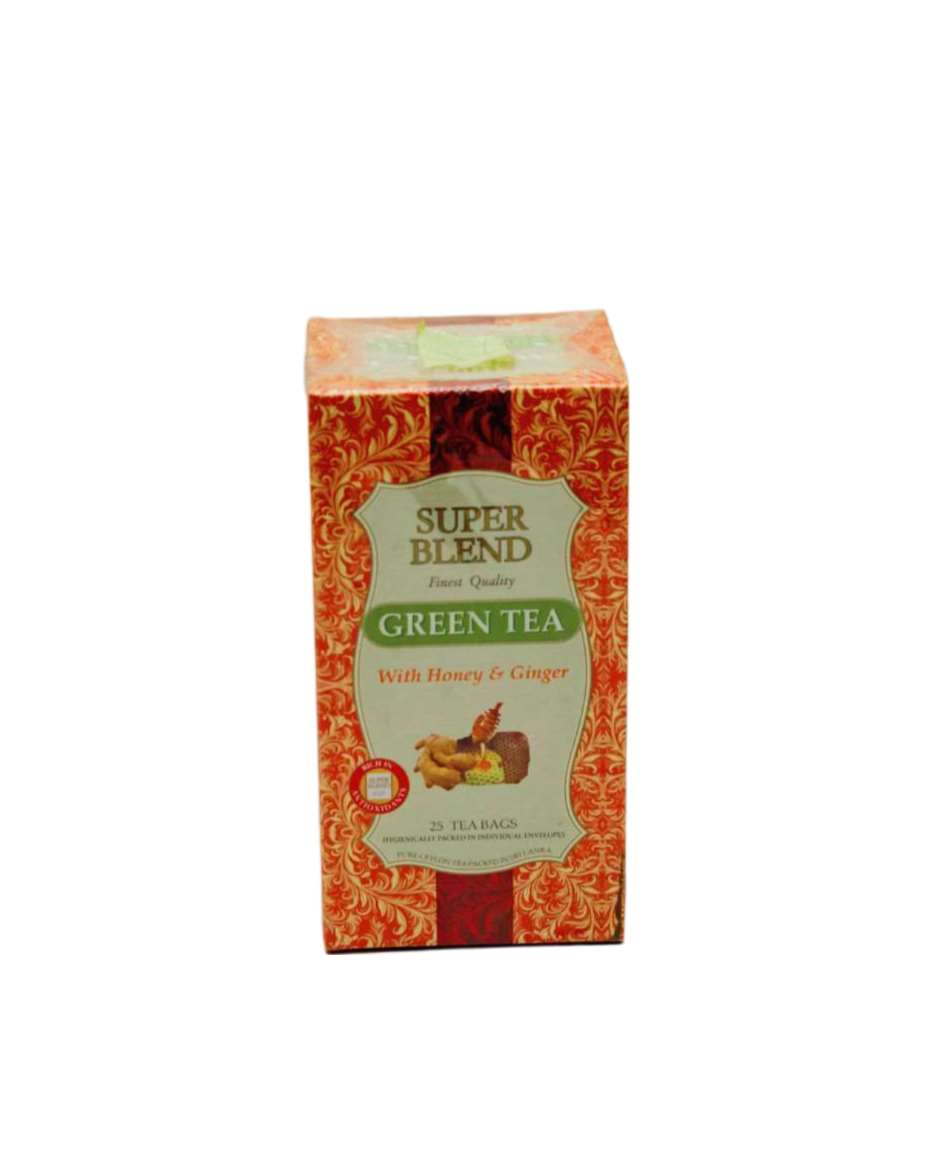 SUPER BLEND GREEN TEA WITH HONEY & GINGER