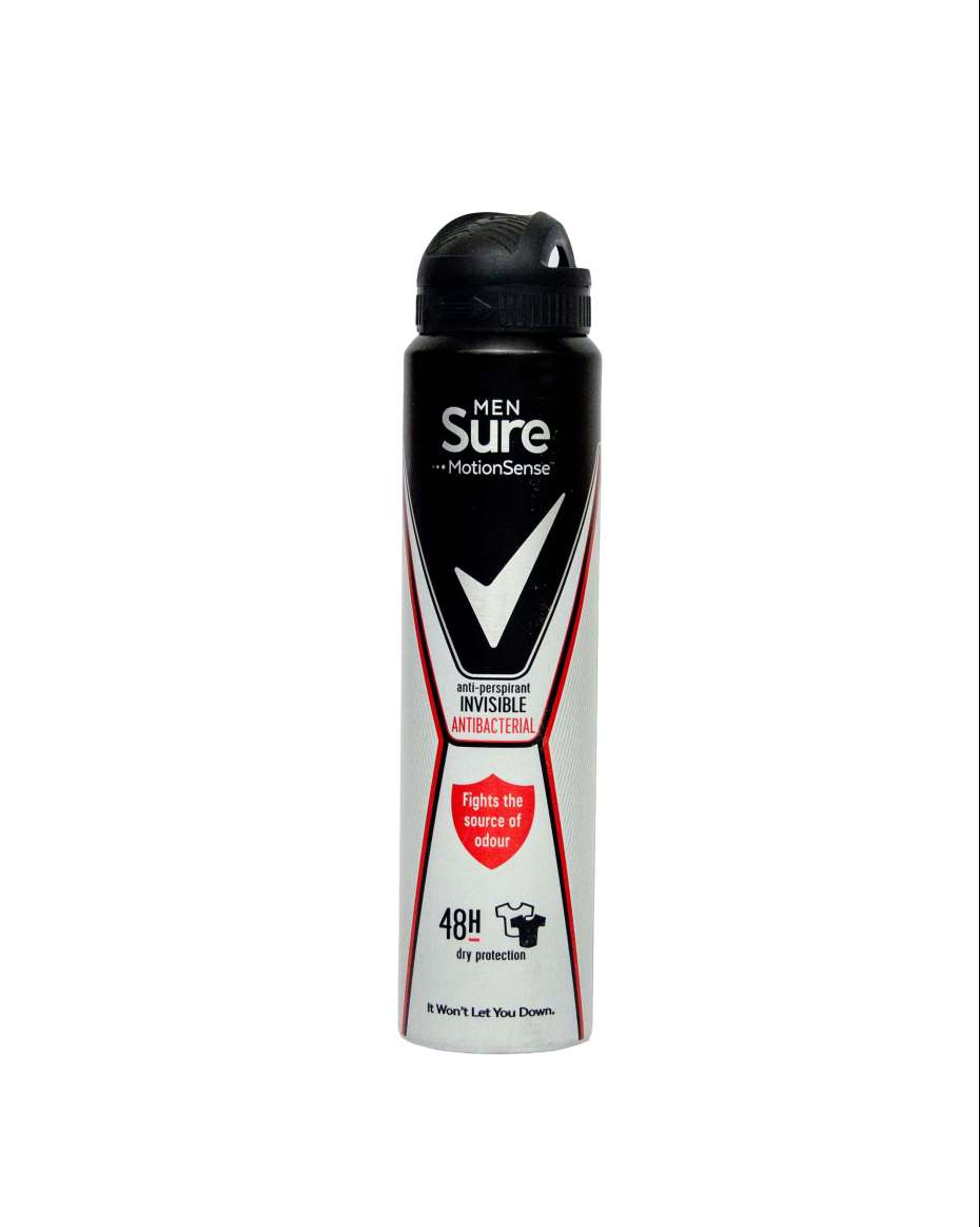 SURE MEN INVISIBLE ANTIBACTERIAL 250ML