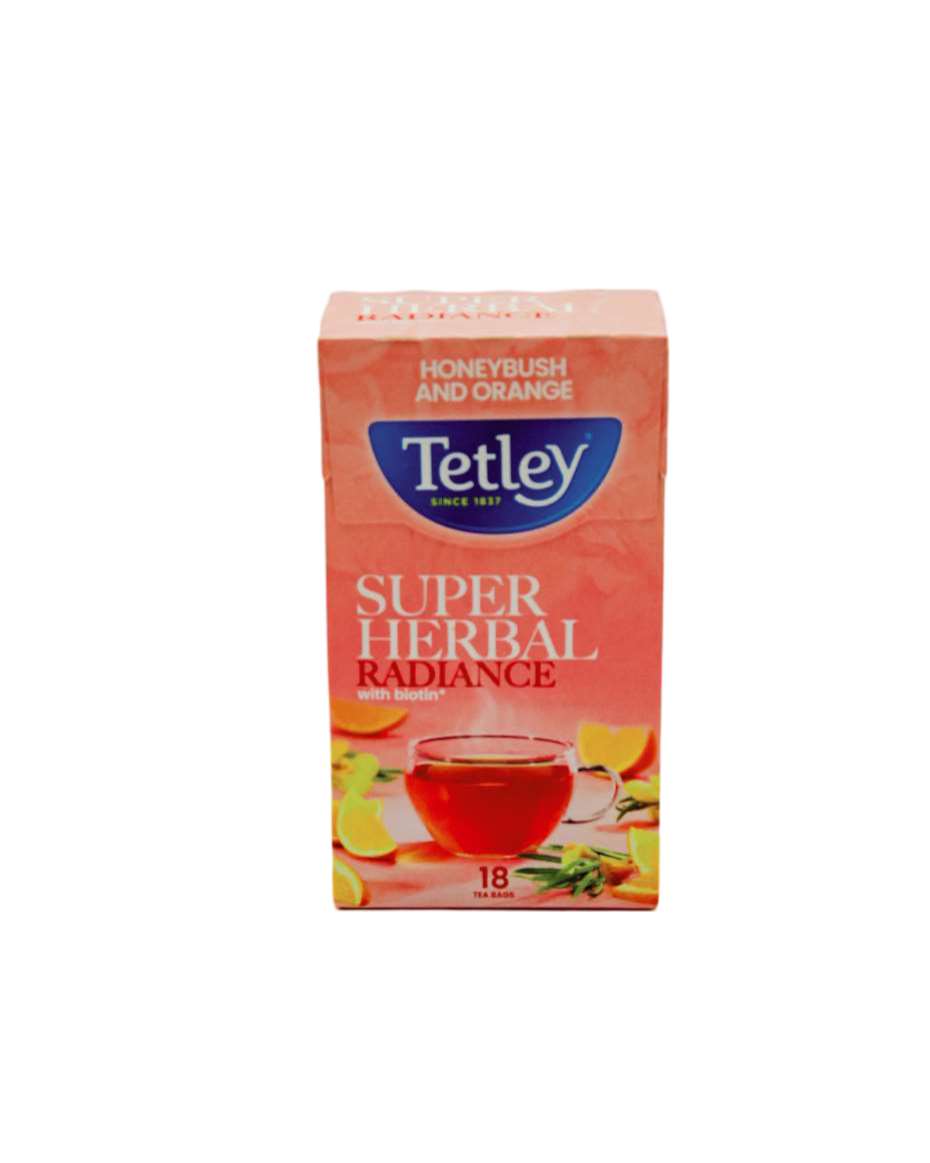 TETLEY SUPER HERBAL RADIANCE 18 TEA BAGS