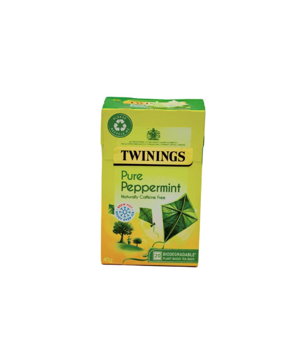 TWININGS PURE PEPPERMINT TEA 40G