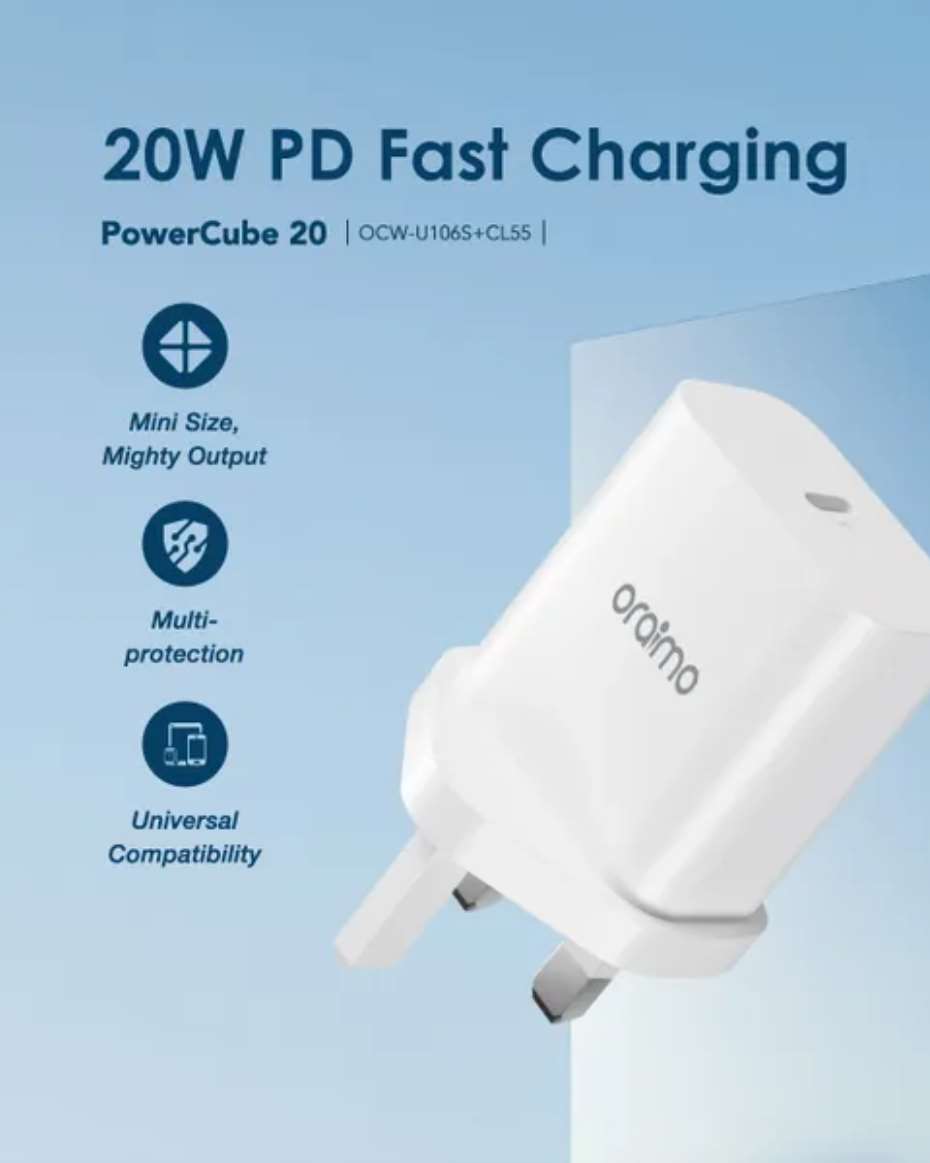 20W PD FAST CHARGING TYPE C TO LIGHTENING