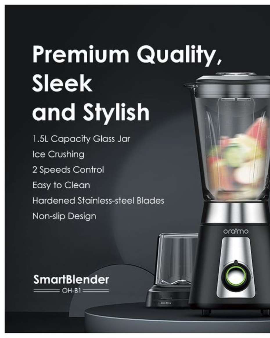 SMART BLENDER 1.5L SPEEDS CONTROL BLENDER