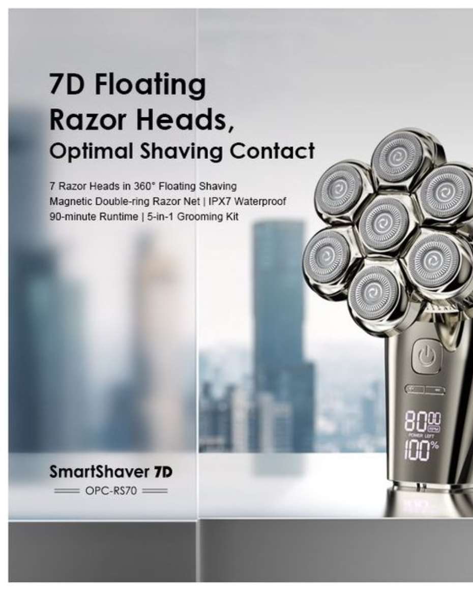 SMART SHAVER 7D, 360 SHAVER